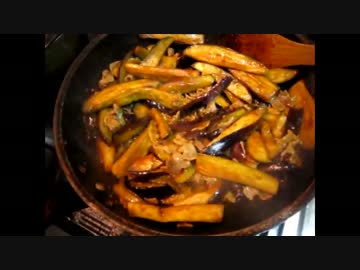 甜麺醤とコチジャンで作る麻婆ナス