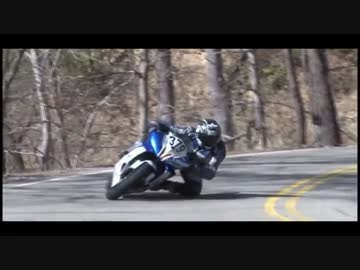 YZF-R6が峠を爆走！