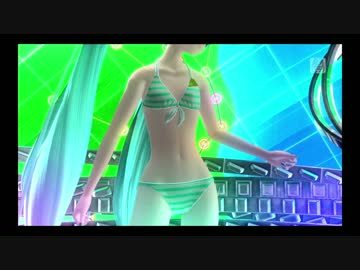 PS4 フルHD60FPS　Project DIVA 初音ミクしましまビキニでTell your world