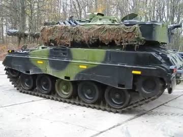 近代化改修されたM41軽戦車　M41DK-1