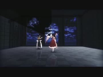 【東方MMD】霊夢と魔理沙のドーナツホール【三次改変モデル】