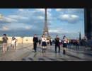 フランス パリで、ポカリスエットのダンスをガチで踊ってみた。