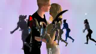 自作のキャラクターとキスシーンを入れて【私のシモベＢＧＭ】