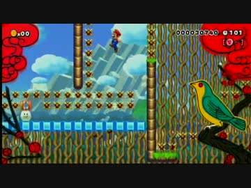 マリオメーカー　投稿１日で０／４万　キッズスピードランクリア動画　