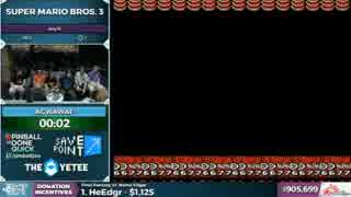 【TAS】 スーパーマリオブラザーズ３に２秒でクリア