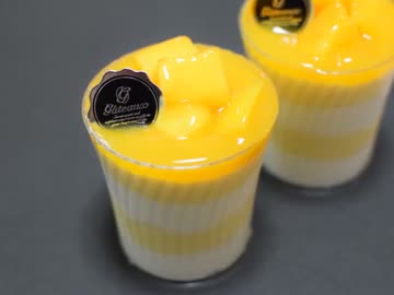 マンゴーとヨーグルトのムースを作ってみた