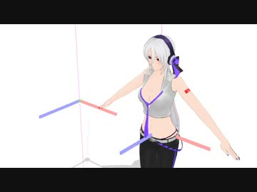 【MMD】動作補助ボーン【モデル配布あり】