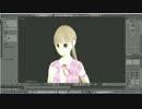 blenderで女の子キャラクターをモデリング