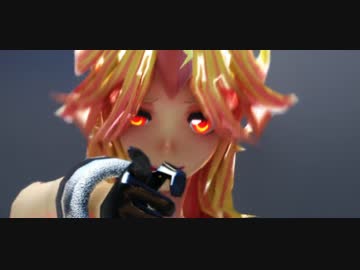 【東方MMD】　Girls　【藍/勇儀】