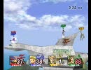 大乱闘スマッシュブラザーズX　4人でガチンコ対戦してみた　ラウンド１