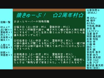 狼きゅーぶ！２周年記念村ー４