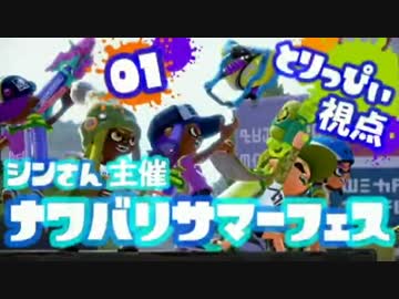 【実況】スプラトゥーン ナワバリサマーフェス_前編【とりっぴぃ視点】