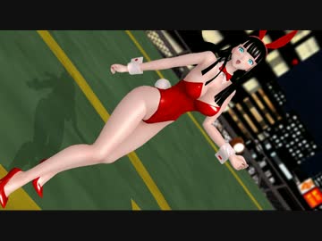【MMD】 改変バニー 生足赤バニーさんでPiNK CAT