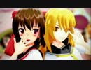 【東方MMD】 制服レイマリでドレミファミックス