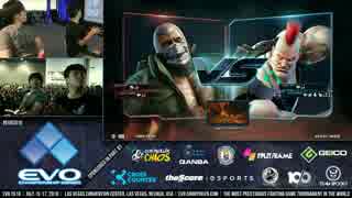 EVO2016 鉄拳7FR GrandFinal Knee vs Saint part1