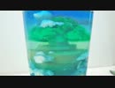 天空の城ラピュタを青空ゼリーに浮かべてみた