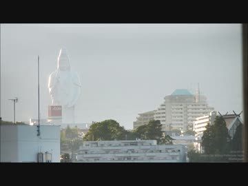 ゴジラサイズの仙台大観音（100m）