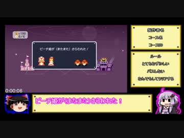 【ゆっくり＆ゆかり+ささら+茜】スーパーマリオメーカー ★２－４