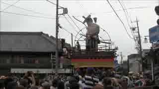 佐原の大祭【2016 夏】 中日　上仲町　方向転換