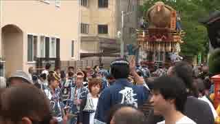 佐原の大祭【2016 夏】 中日　仁井宿　方向転換～踊り