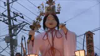 佐原の大祭【2016 夏】 中日　本川岸　のの字廻し