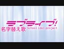 【名字替え歌】僕らは今のなかで（ラブライブ1期OP）