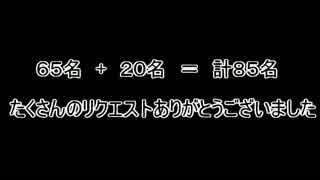 たまに見るならこんな並キャラ大会　#1