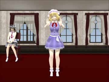 【東方MMD】マエリベリーを原作風の髪型にしてみた