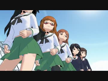 【MMD】ガルパン あんこうチーム【Carry Me Off】