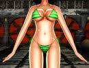 【MMD】灼熱の間で職業:カメラマン(?)のコが汗だくになりながらBIKINIでDANCE
