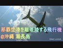 大迫力の飛行機！那覇空港を離着陸する飛行機@沖縄 瀬長島