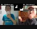 Mr.Hamburg VS 彩虹先輩？ ボイパ対決 Bad Apple!!
