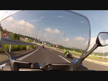 [バイク車載]CBR600RR転倒の瞬間