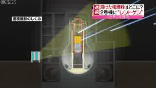 “ミュオン”で２号機内部を透視　“核燃料”はどこに？