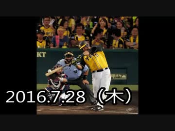 プロ野球2016　今日のホームラン　7.28