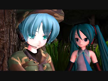 【MMD】 四人の初音ミク 第二話「古の島」