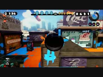 【スプラトゥーン】突撃しか出来ないアロワナボールドマーカーネオ