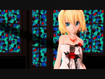 東方MMD　ドレスなアリスさんでpink cat