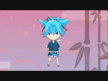 【Live2D】動く小夜左文字売り子アプリ