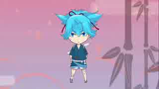 【Live2D】動く小夜左文字売り子アプリ