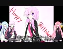 ボイロちゃん達に誕生日を祝ってもらいました。