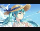 夏空の下