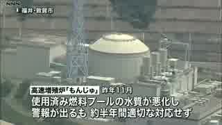 キチガイ　国立原子力機構 もんじゅで警報鳴るも半年放置