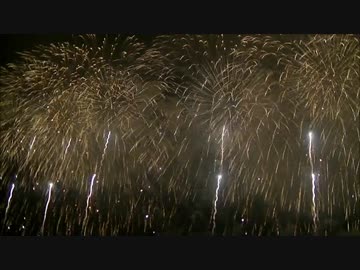 長岡花火2016(花火の光に注意)