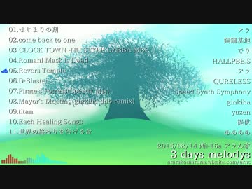 [C90]　3 days melodys 試聴動画