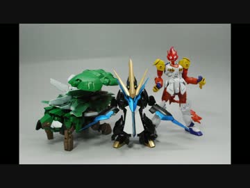 ガンプラでシンオウ御三家作ってみた