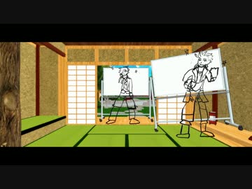 【MMD刀剣乱舞】ソハヤノツルキと大典太光世でタンバリン【モデル配布】