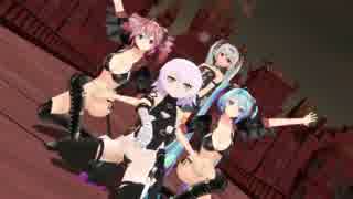 【MMD】 4人で KiLLER LADY