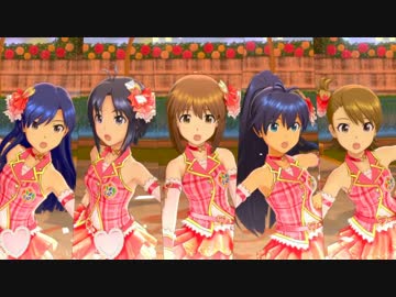 【PS】雪歩・真・響・千早・亜美『Happy!』MID5カメ
