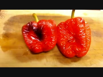 【美味しいお酒を飲むために】丸焦げパプリカのパスタ